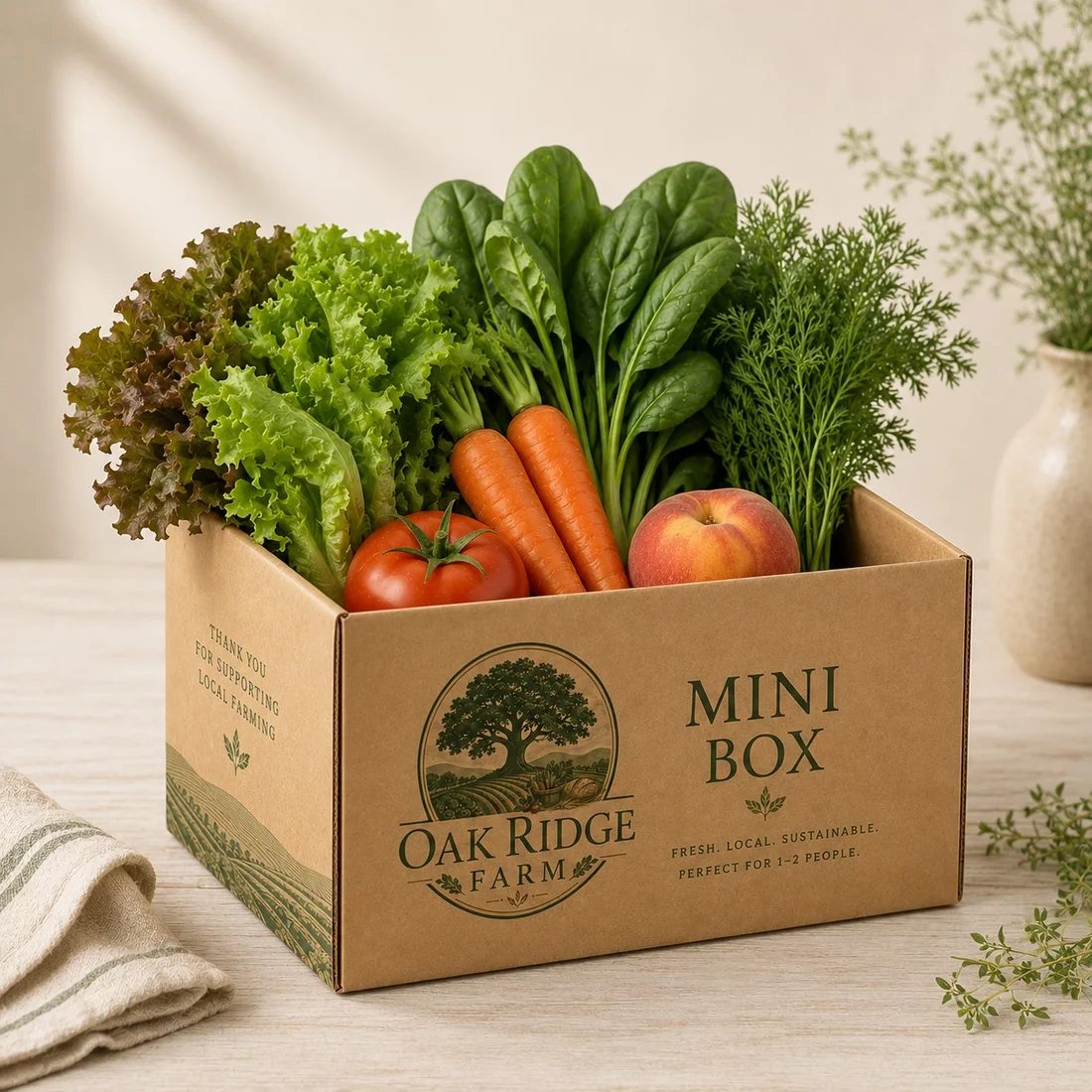 Mini Box example from Oak Ridge Farm