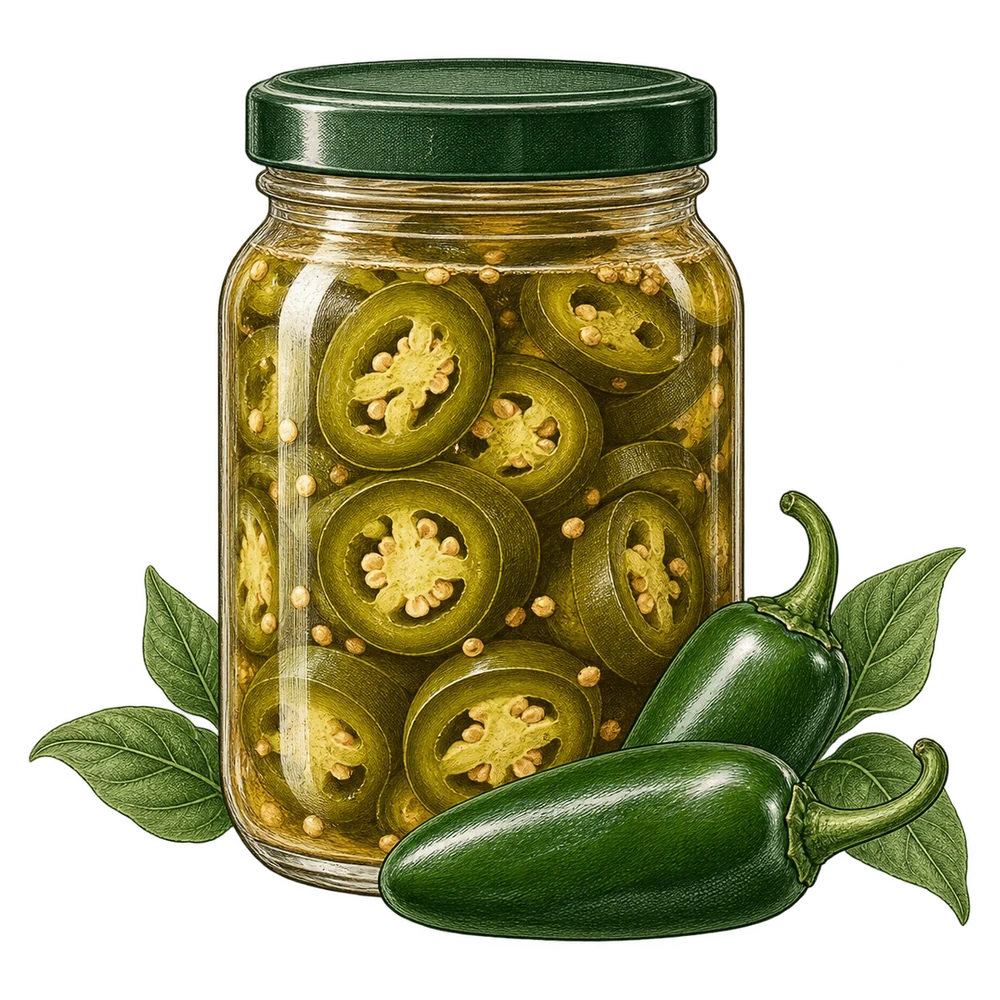 Pickled jalapeños