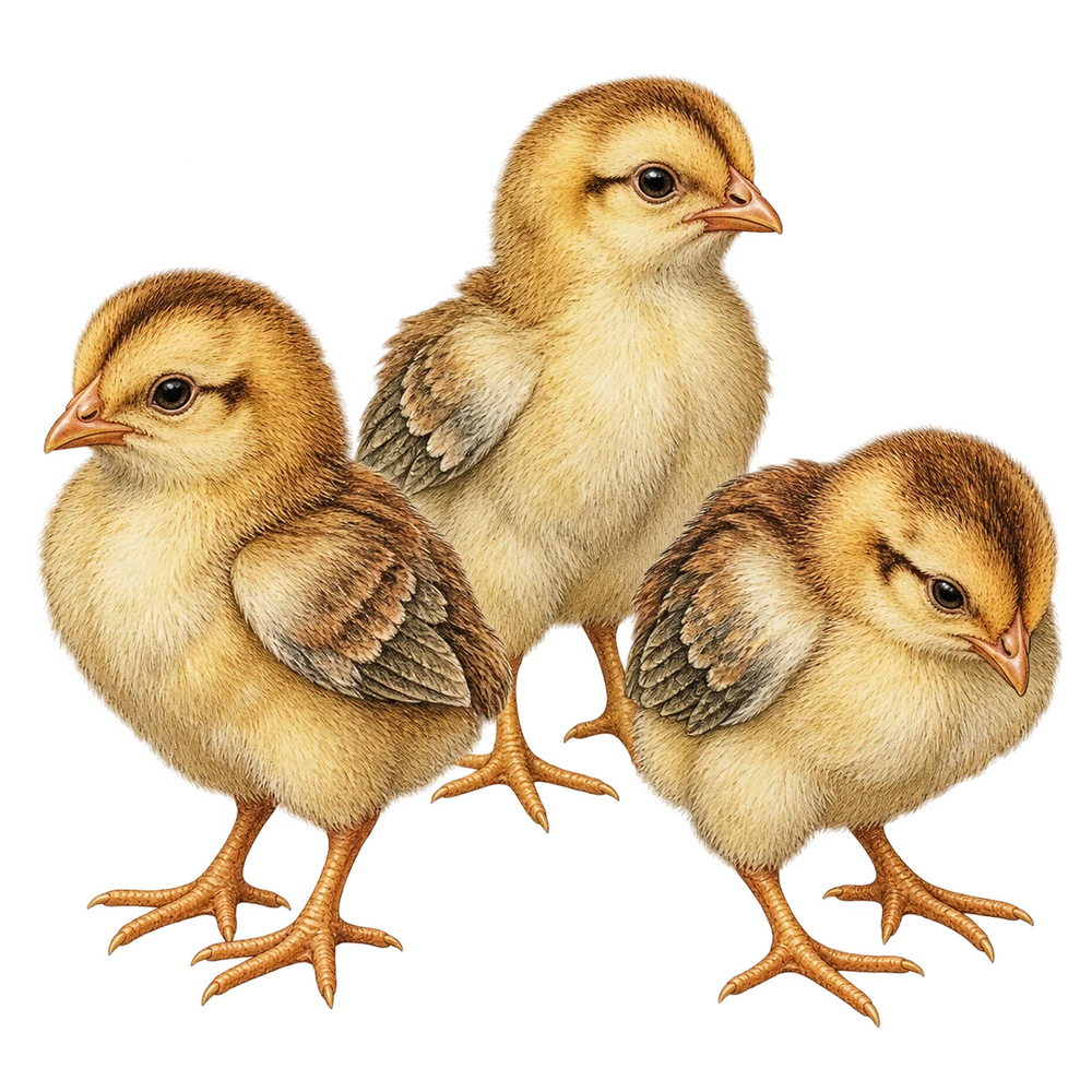 Week-old chicks
